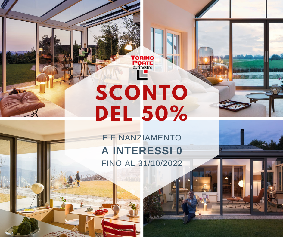 Sconto 50% e finanziamento tasso 0