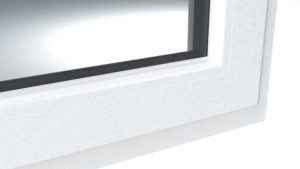 torino porte e finestre in PVC Finstral bianco goffrato